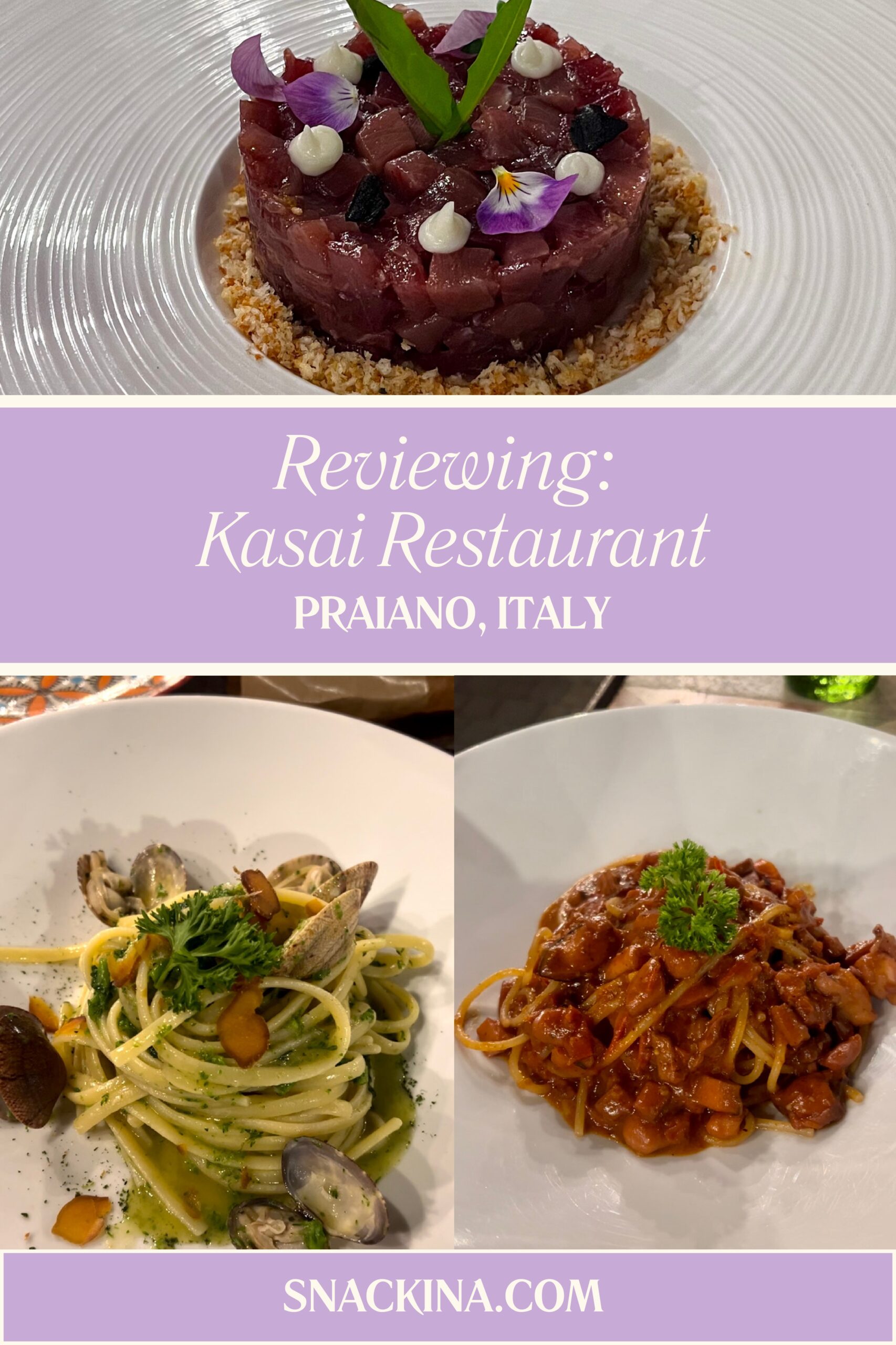 Reviewing: Kasai, A Restaurant Serving Seasonal Dishes Overlooking Praiano