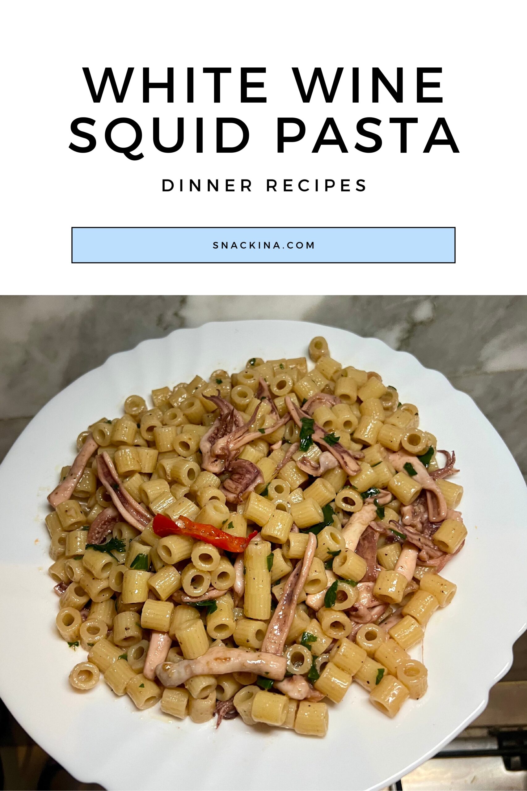 How to Make Flavorful Totani Squid Pasta in a White Wine Sauce