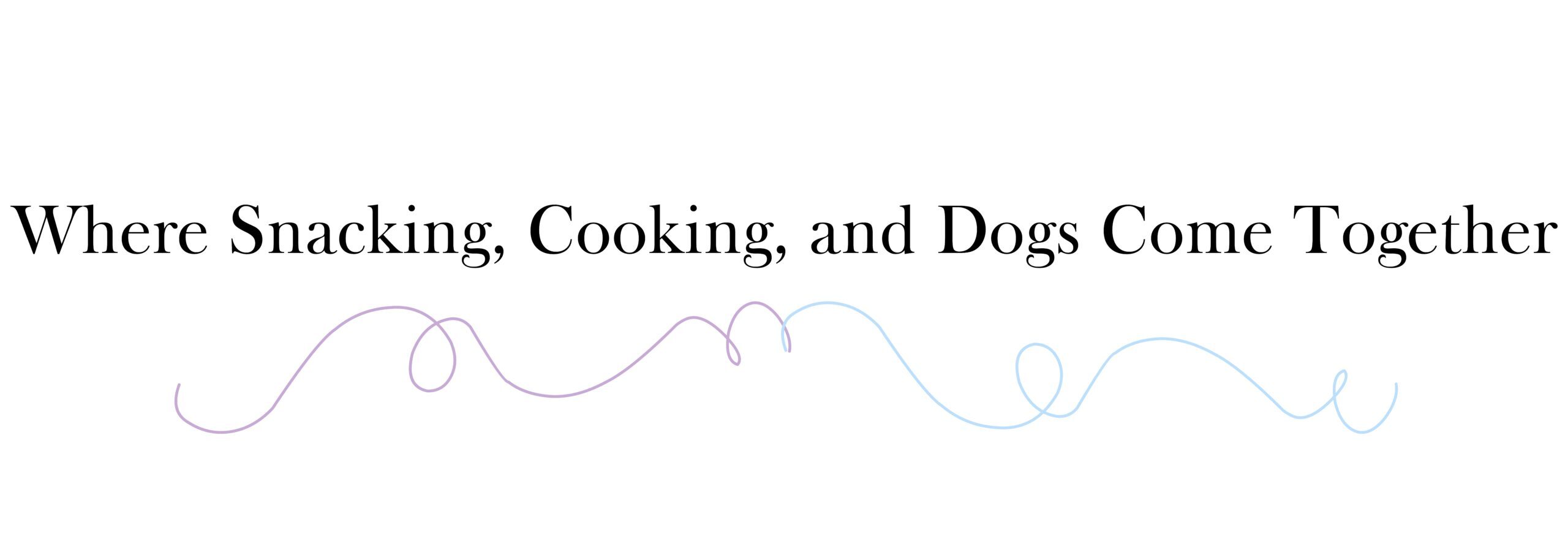 Where snacking, cooking, and dogs come together