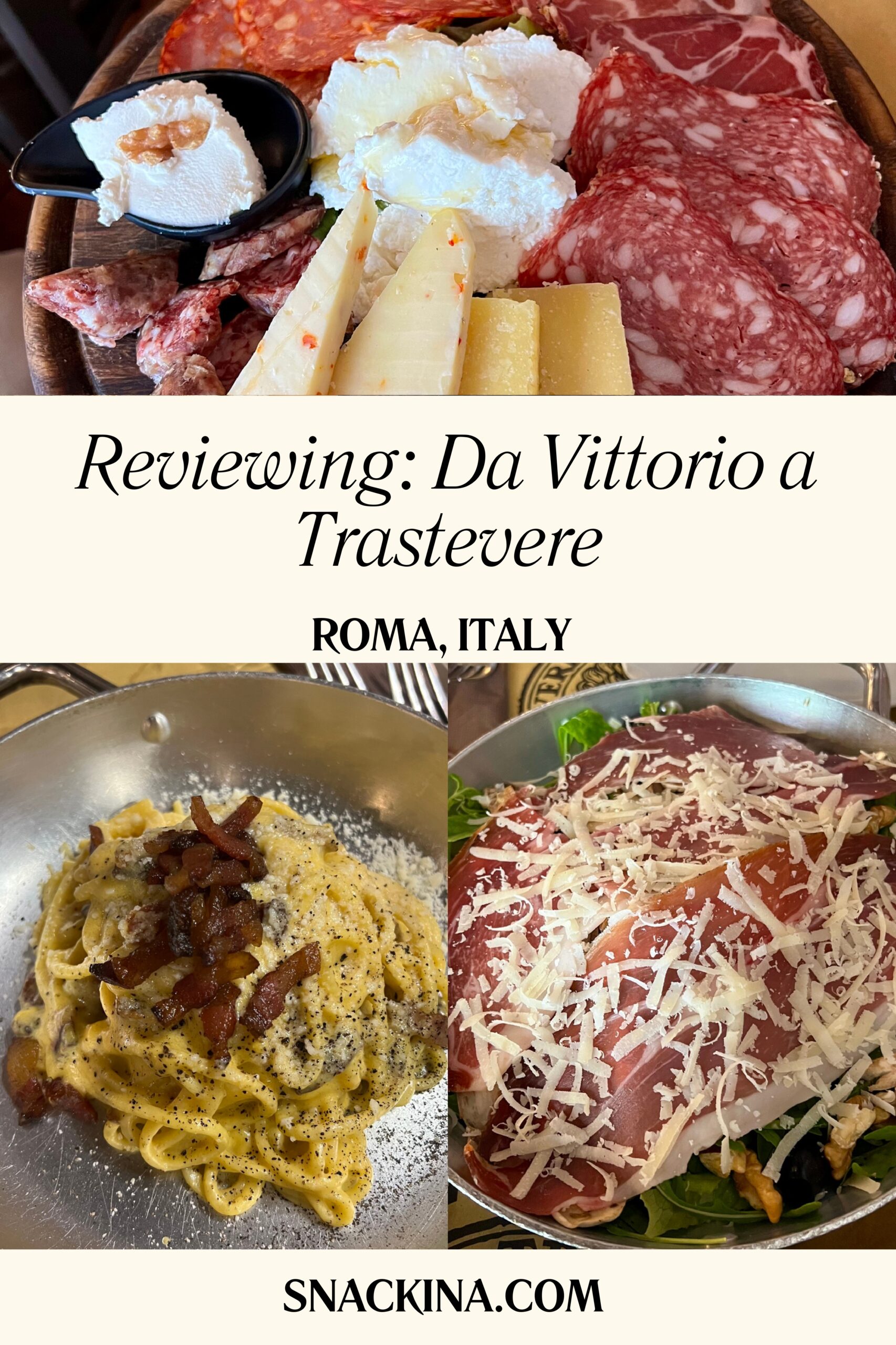 Reviewing One of the Best Restaurants in Rome: Da Vittorio a Trastevere